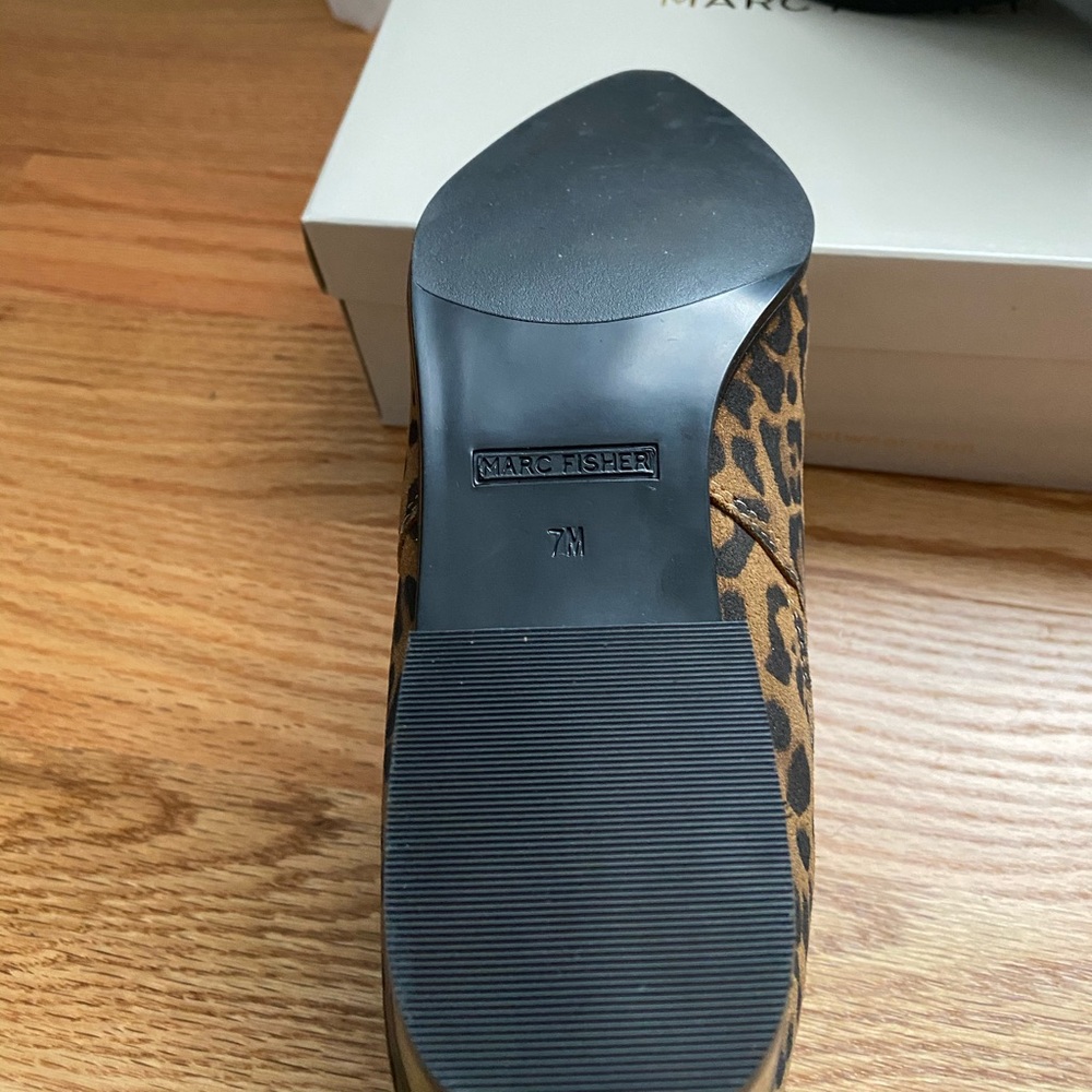Marc Fisher Missir Cheetah Print Booties - Picture 3 of 3